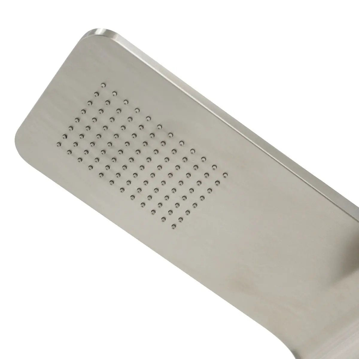 57 Inch Stainless Steel Shower Panel with12 x 8 Head Shower by DirectDeals