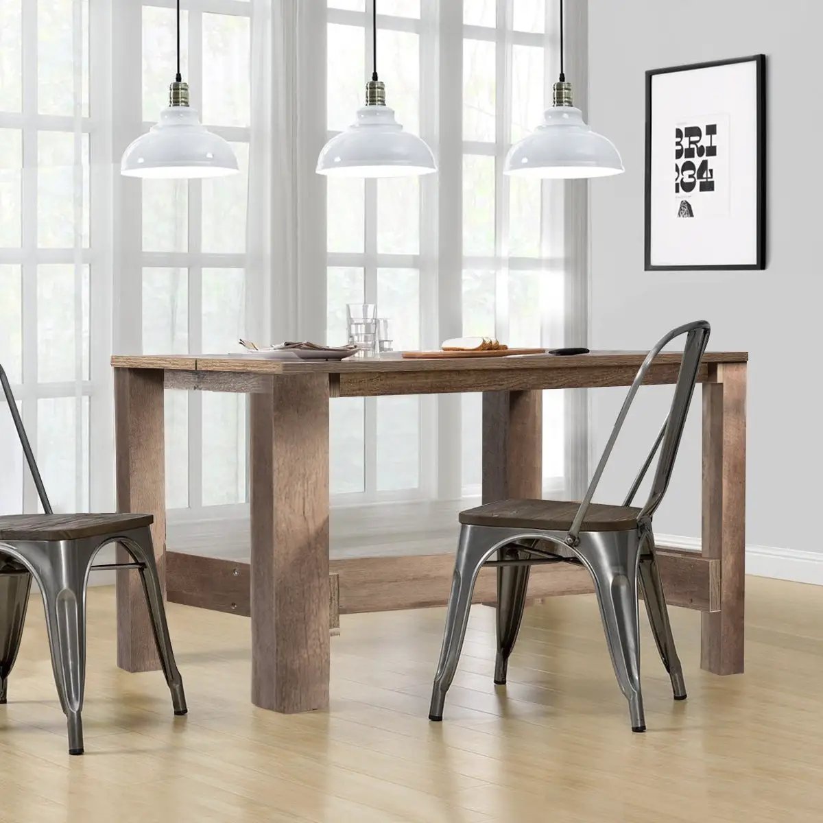 Multifunctional Counter Height Dining Table for Dining Room and Kitchen by DirectDeals