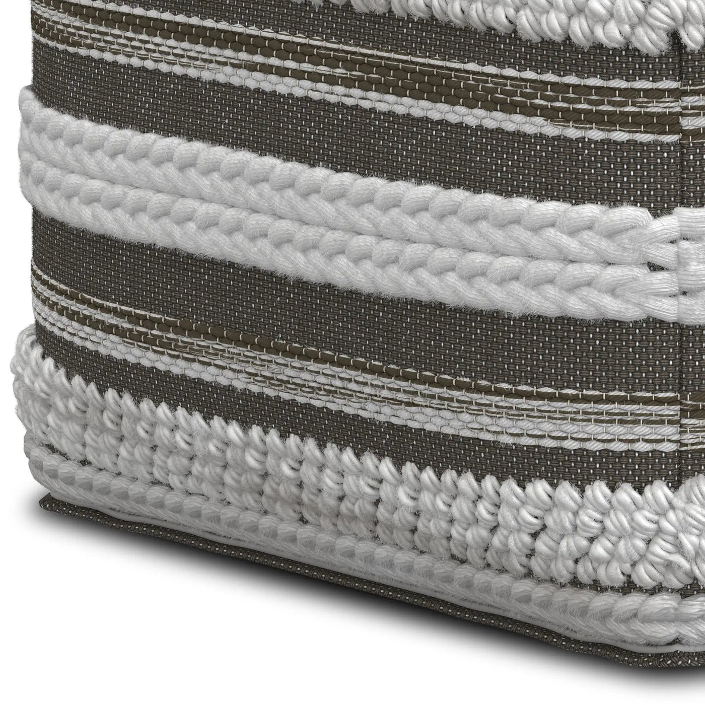 Sommer - Handcrafted Square Pouf by HouseOfZazla
