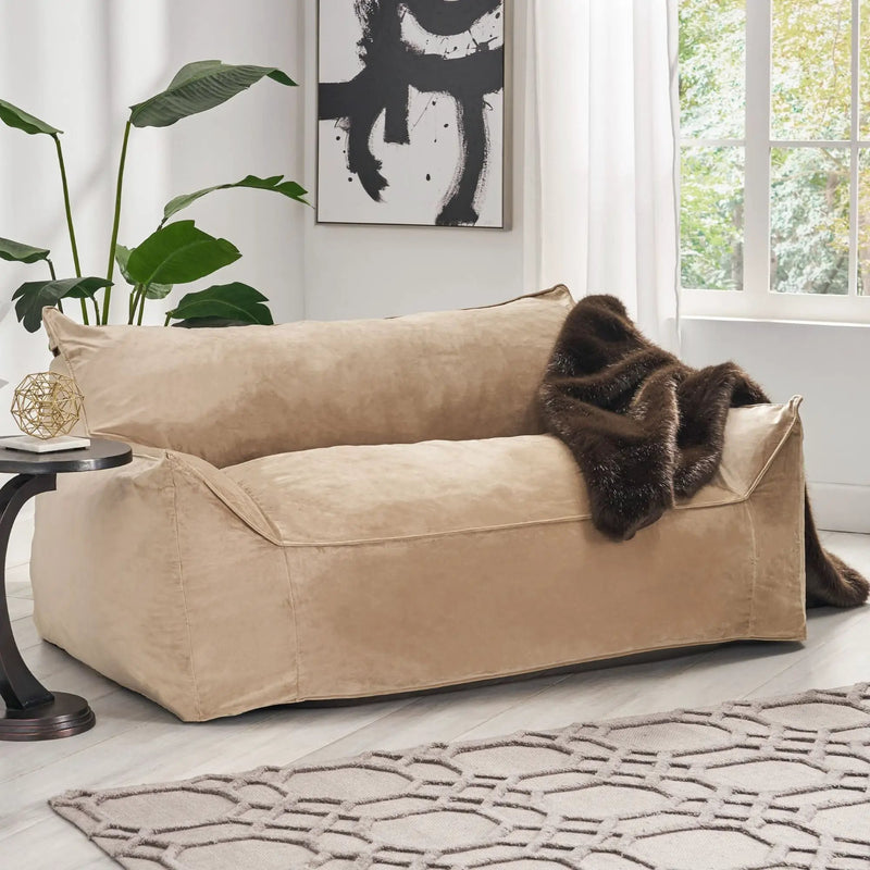 Fila - een Oversized Seater Bean Bag Chair With Armrests by HouseOfZazla