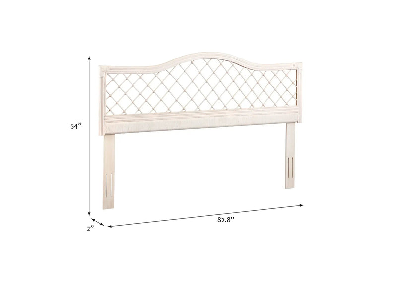 King Size Rattan Headboard Adjustable Bed by HouseOfZazla