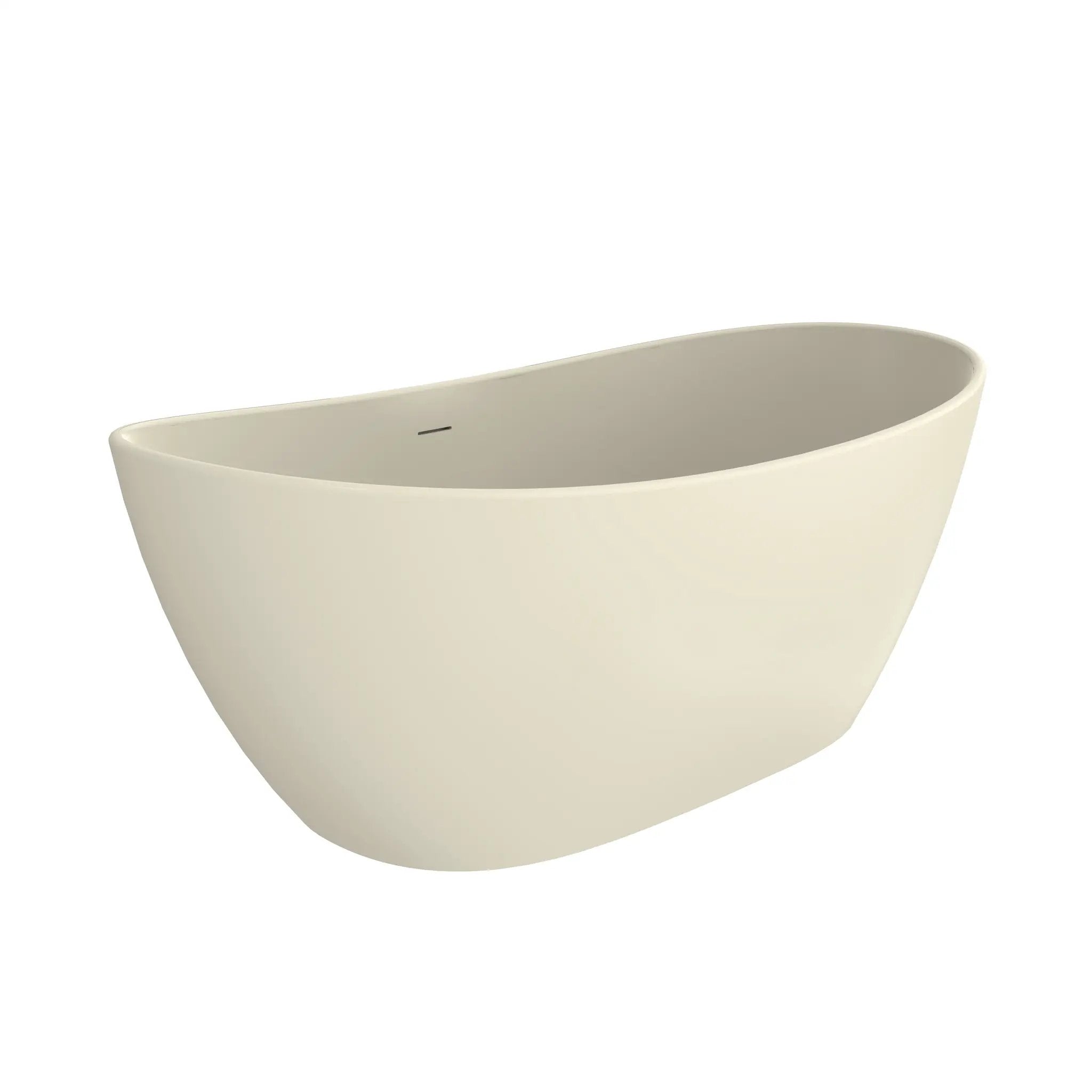 65 Inch Artificial Stone Solid Surface Freestanding Bathroom Bathtub by HouseOfZazla
