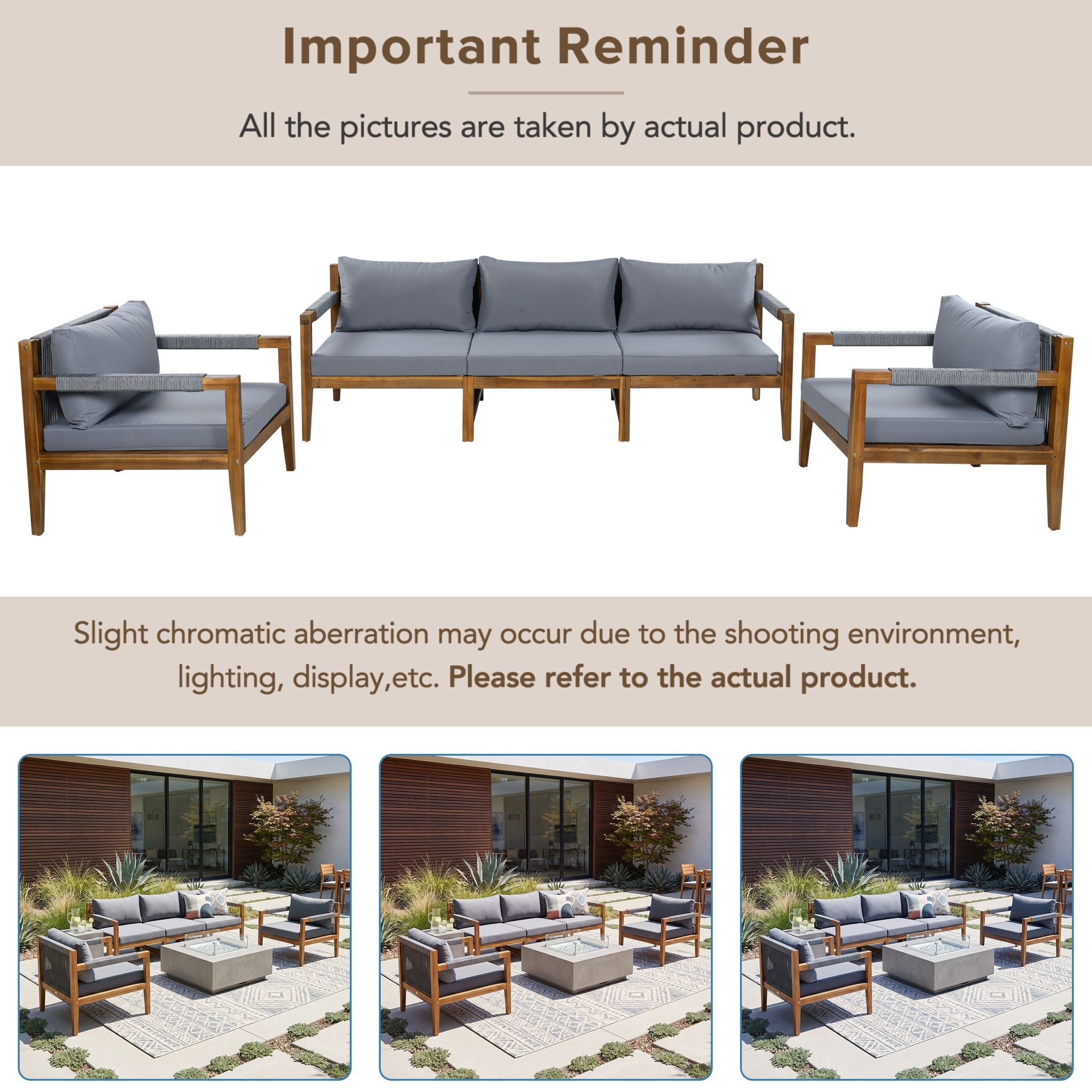 3 Piece Outdoor Sectional Sofa Set by HouseOfZazla