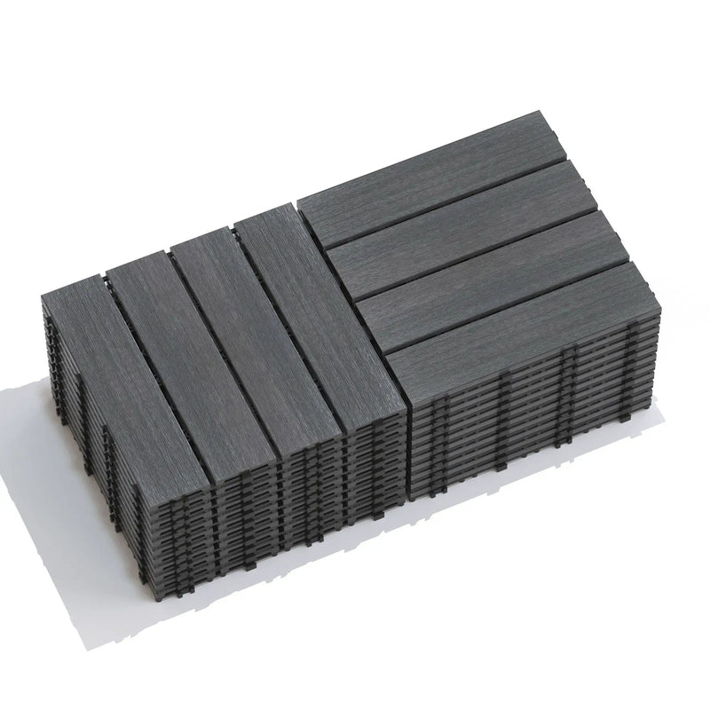 Patio Deck Tiles, Pack Of 22 by HouseOfZazla