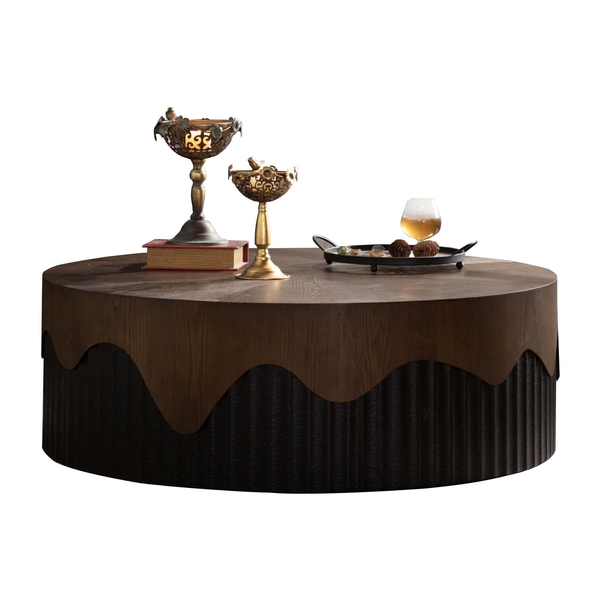 38.97' Round Coffee Table Handcrafted by HouseOfZazla