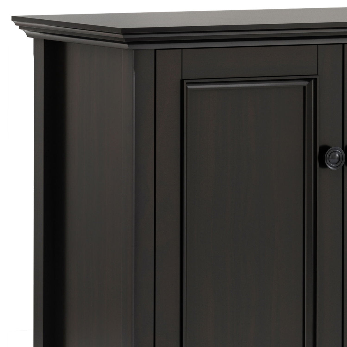 Amherst 4 Door Storage Cabinet with Adjustable Shelves - Dark Brown, Light Brown, Black, White, photo 31 of 40