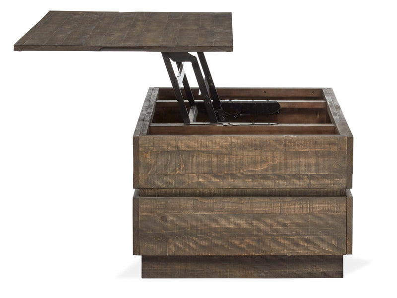 Baisden - Lift Top Storage Cocktail Table With Casters - Tobacco, photo 4 of 7