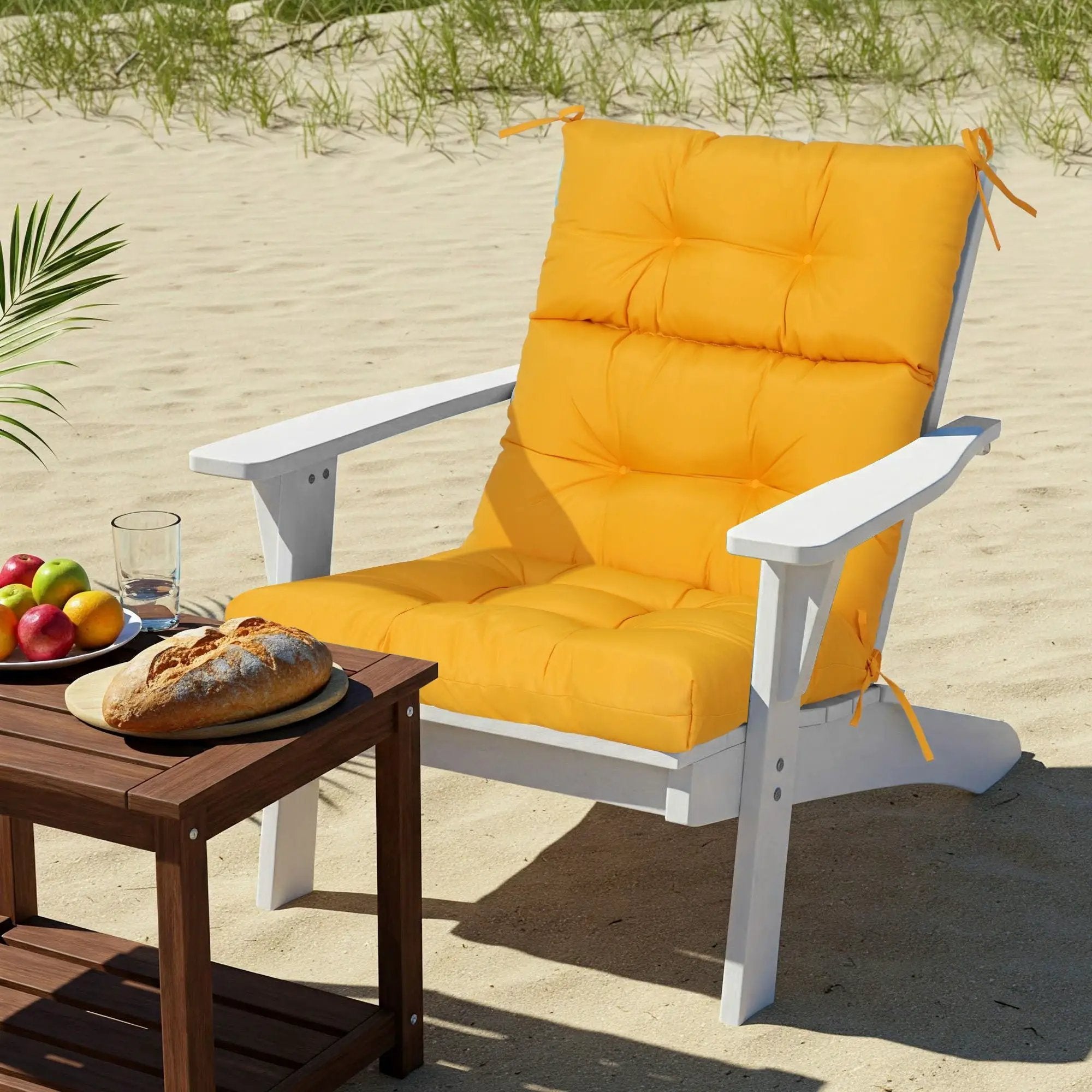 2 Piece High Back Patio Chair Cushion Set by HouseOfZazla
