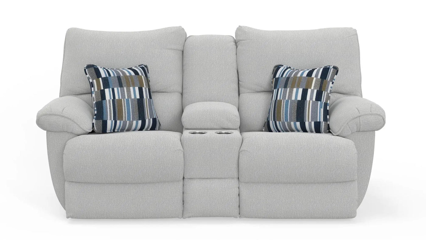 Lenny - Power Lay Flat Reclining Console Loveseat by Unique Piece Furniture