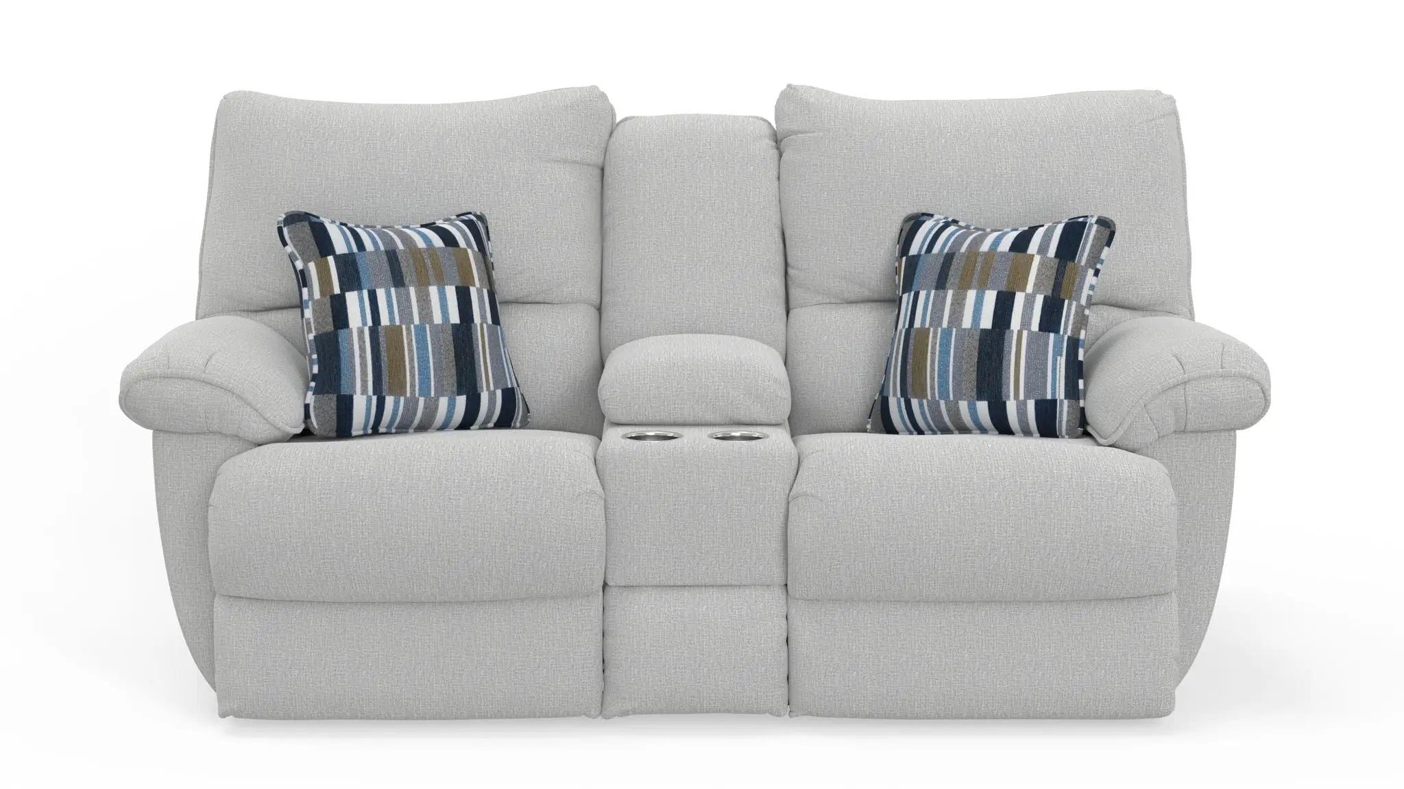 Lenny - Power Lay Flat Reclining Console Loveseat by Unique Piece Furniture