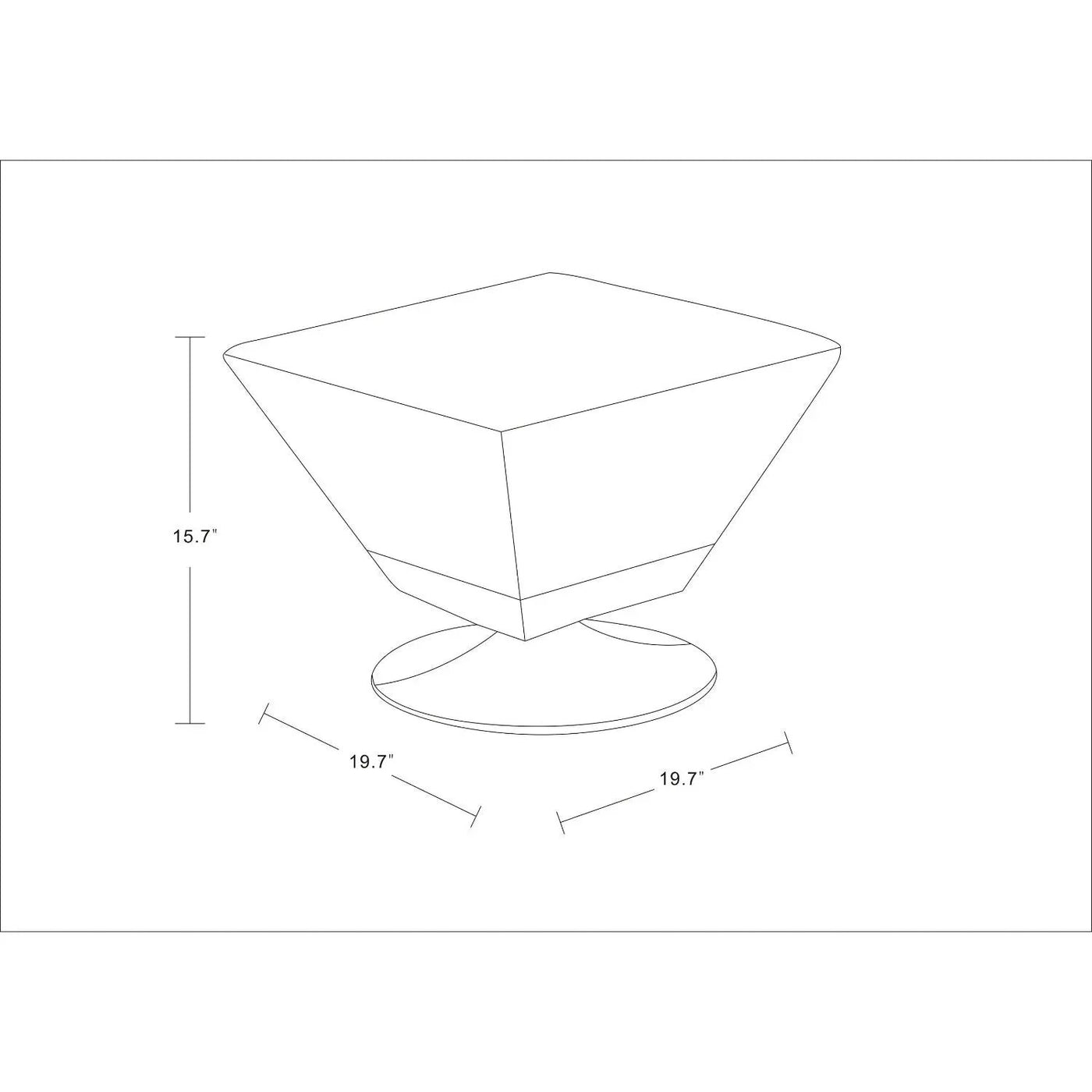Diamond - Accent Ottoman by HouseOfZazla