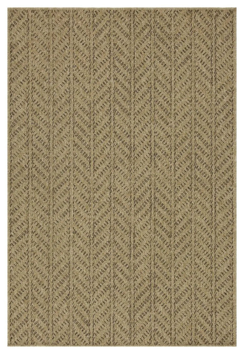 Earth - 7'10" X 10'3" Indoor, Outdoor Area Rug - Mocha, Natural by HouseOfZazla
