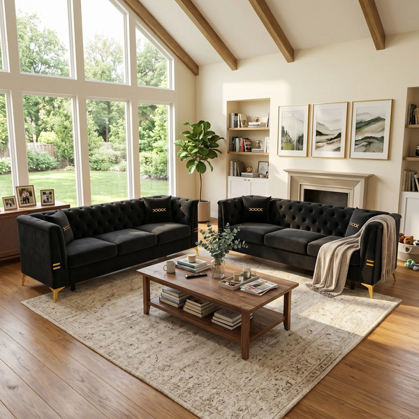 FX-P83-2PC Sofa Set by KUNHE GmbH