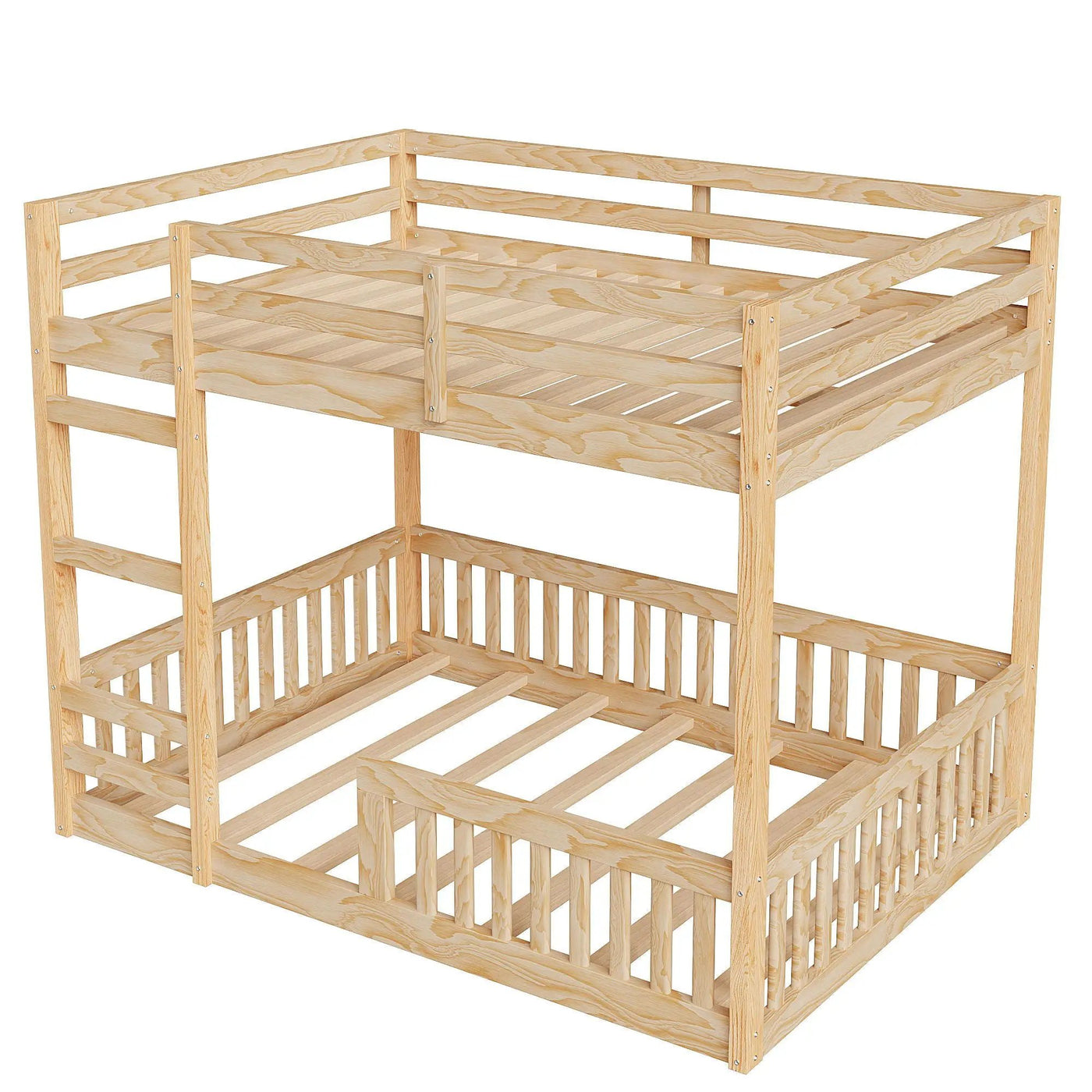 Stylish Bunk Bed With Ladder And Guardrails by HouseOfZazla