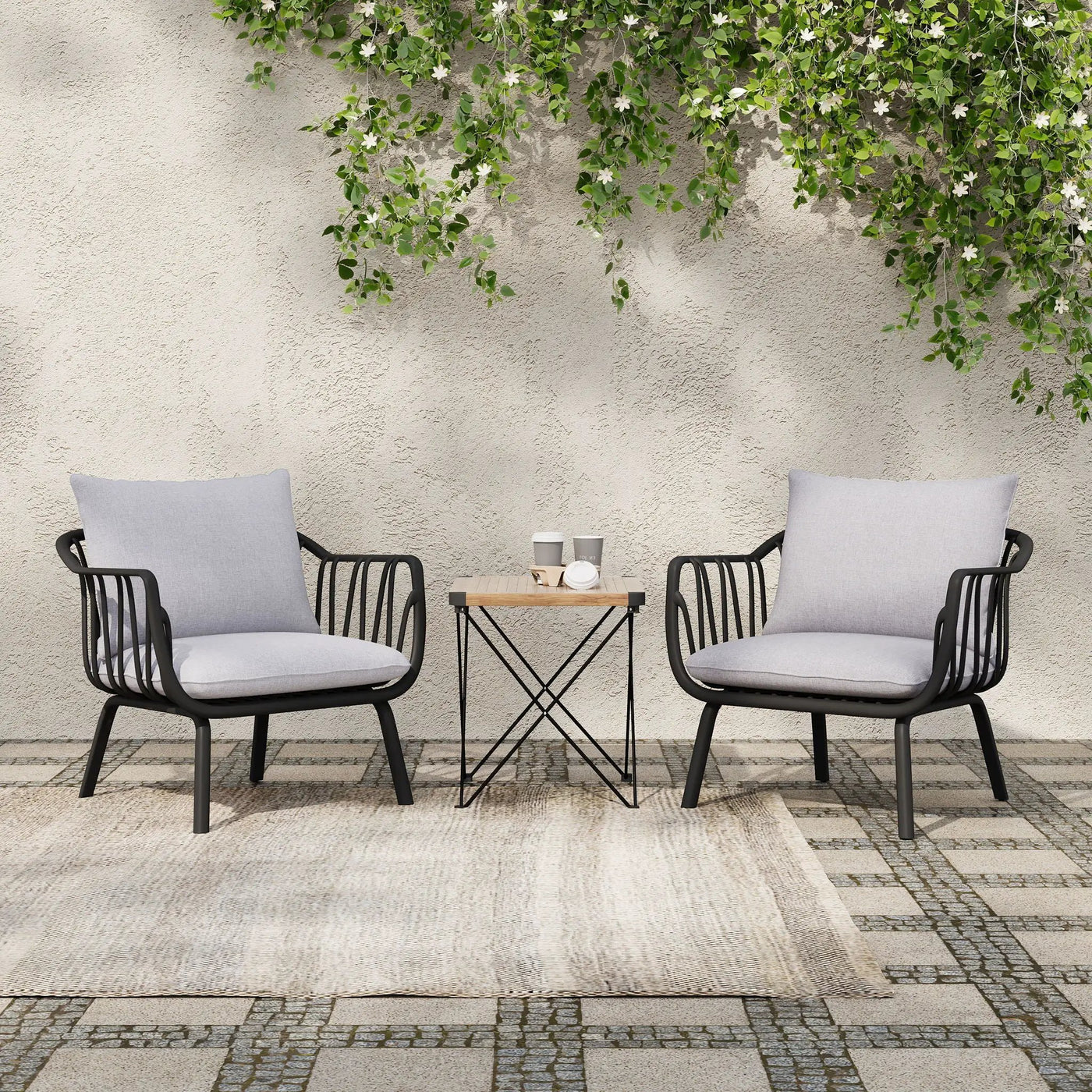 Huron Outdoor Club Chair (Set of 2) by HouseOfZazla