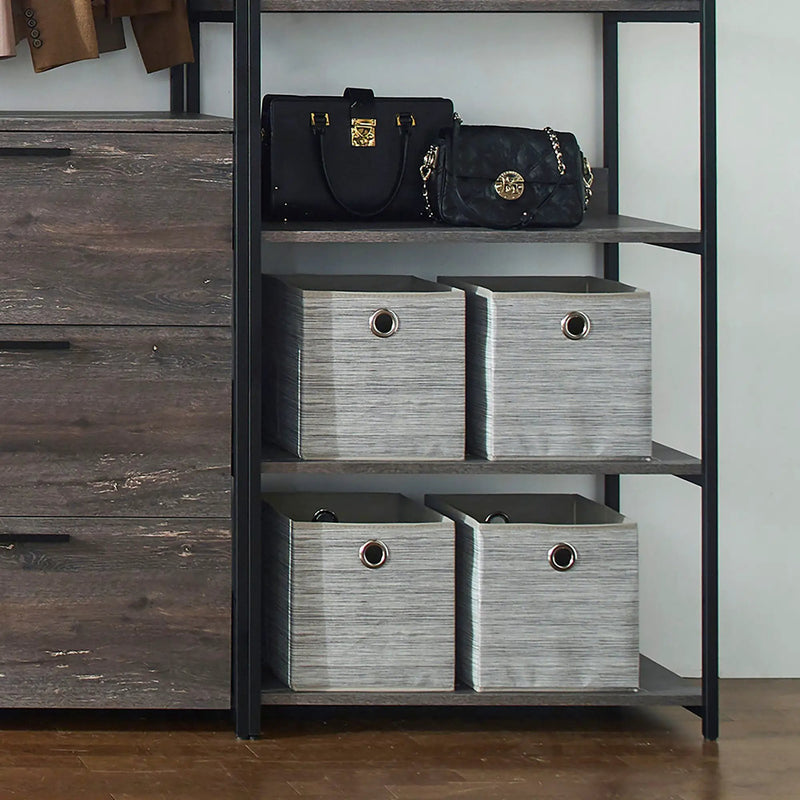 Monica - Walk-In Closet System, Extra Storage Space - Rustic by HouseOfZazla