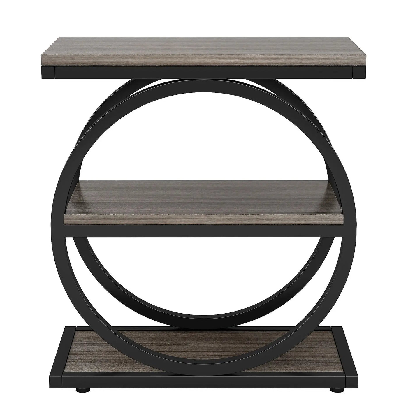 Industrial Narrow End Table With 3 Shelves by HouseOfZazla