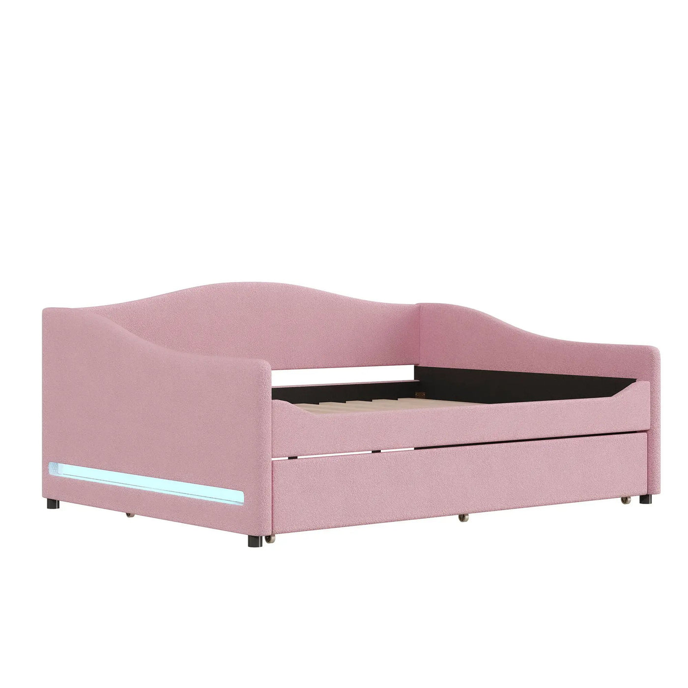 Upholstered Daybed With Light And Trundle by HouseOfZazla