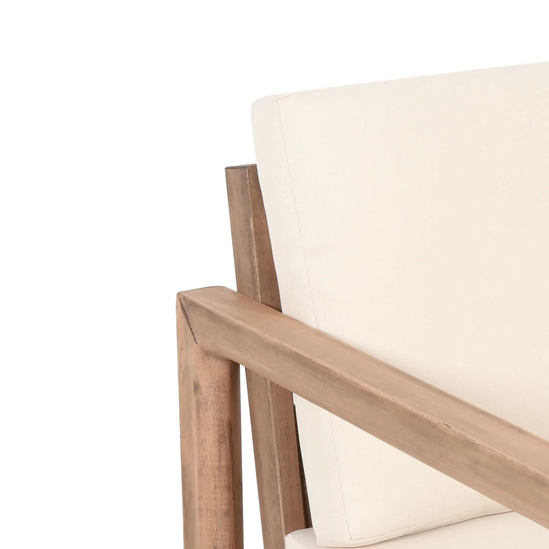 Outdoor Acacia Wood Patio Club Chair by HouseOfZazla