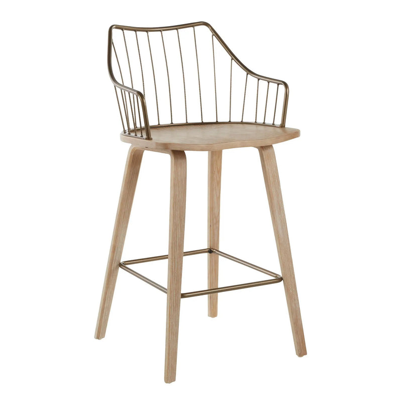 Winston - Farmhouse Counter Stool by Unique Piece Furniture