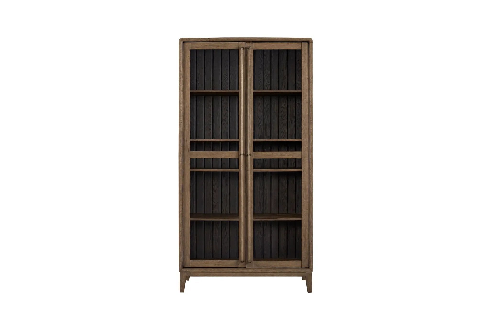 Display Cabinet - Latte / Peppercorn by Unique Piece Furniture
