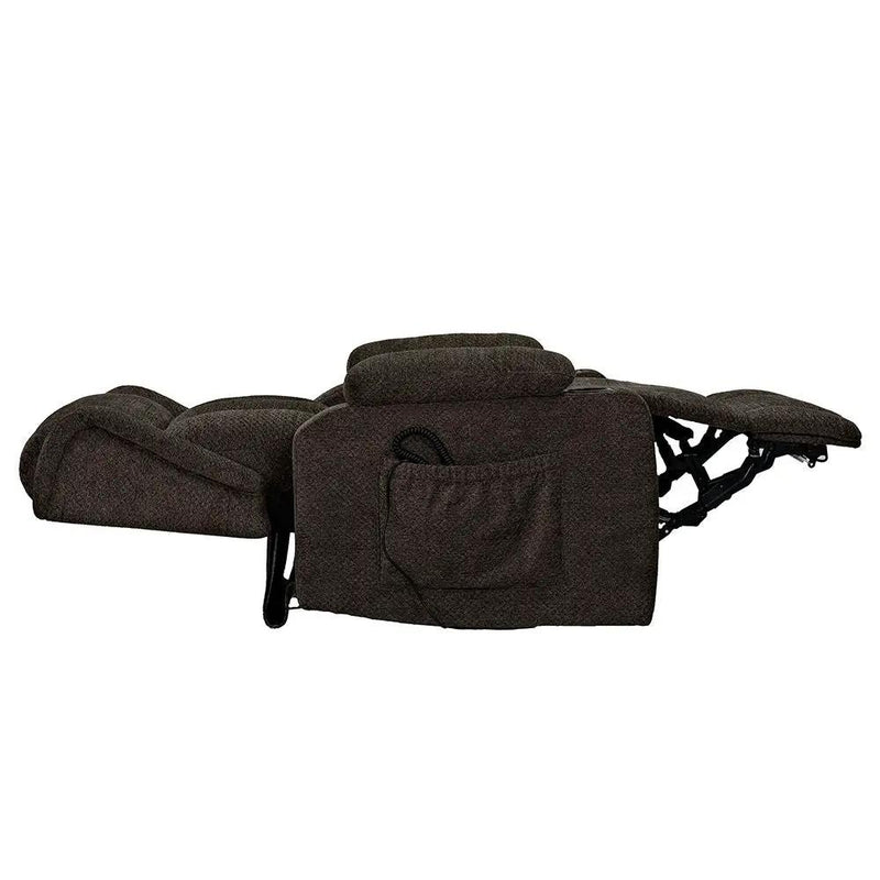 Lusio - Power Motion Recliner With Lift & Cup Holder - Brown by Unique Piece Furniture
