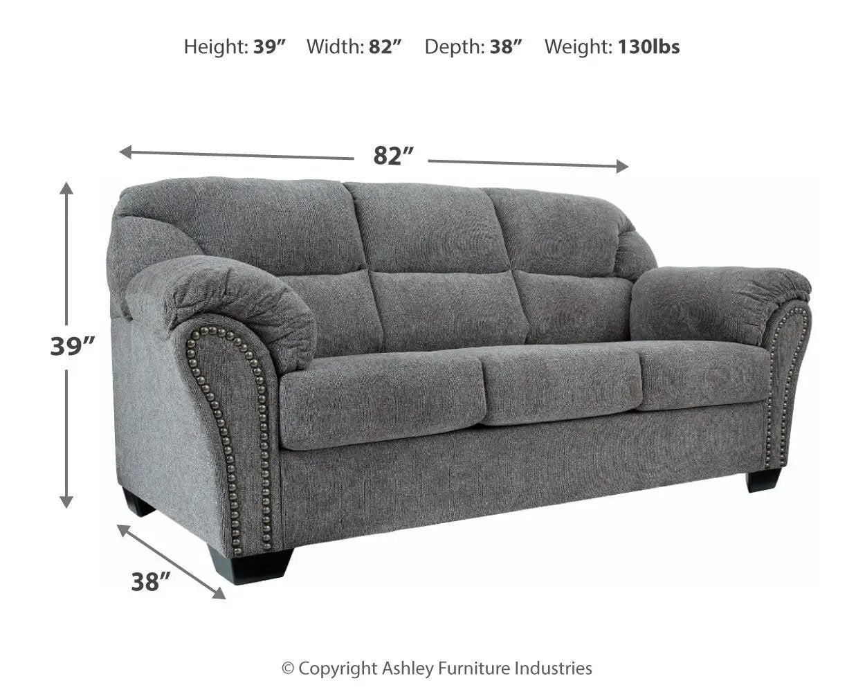 Allmaxx - Sofa - Pewter by Unique Piece Furniture