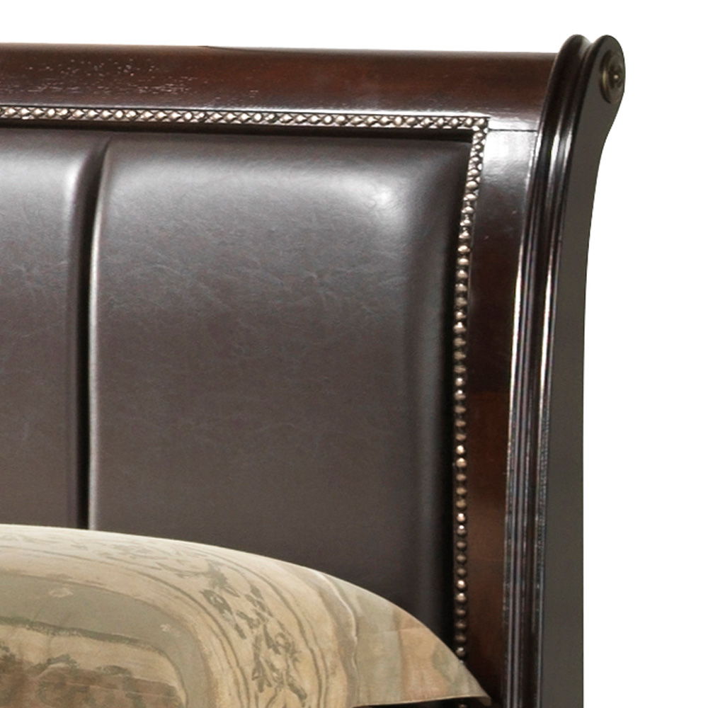 Lavita Storage Bed with Dovetailed Drawers - Light Brown or Dark Brown, photo 14 of 21