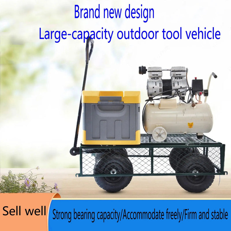 Wagon Cart Garden Cart Trucks in Green by HouseOfZazla