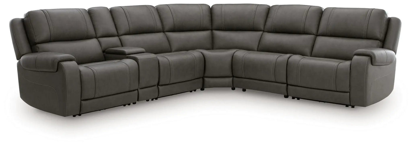 5Z - Pittson - Power Reclining Sectional by Unique Piece Furniture