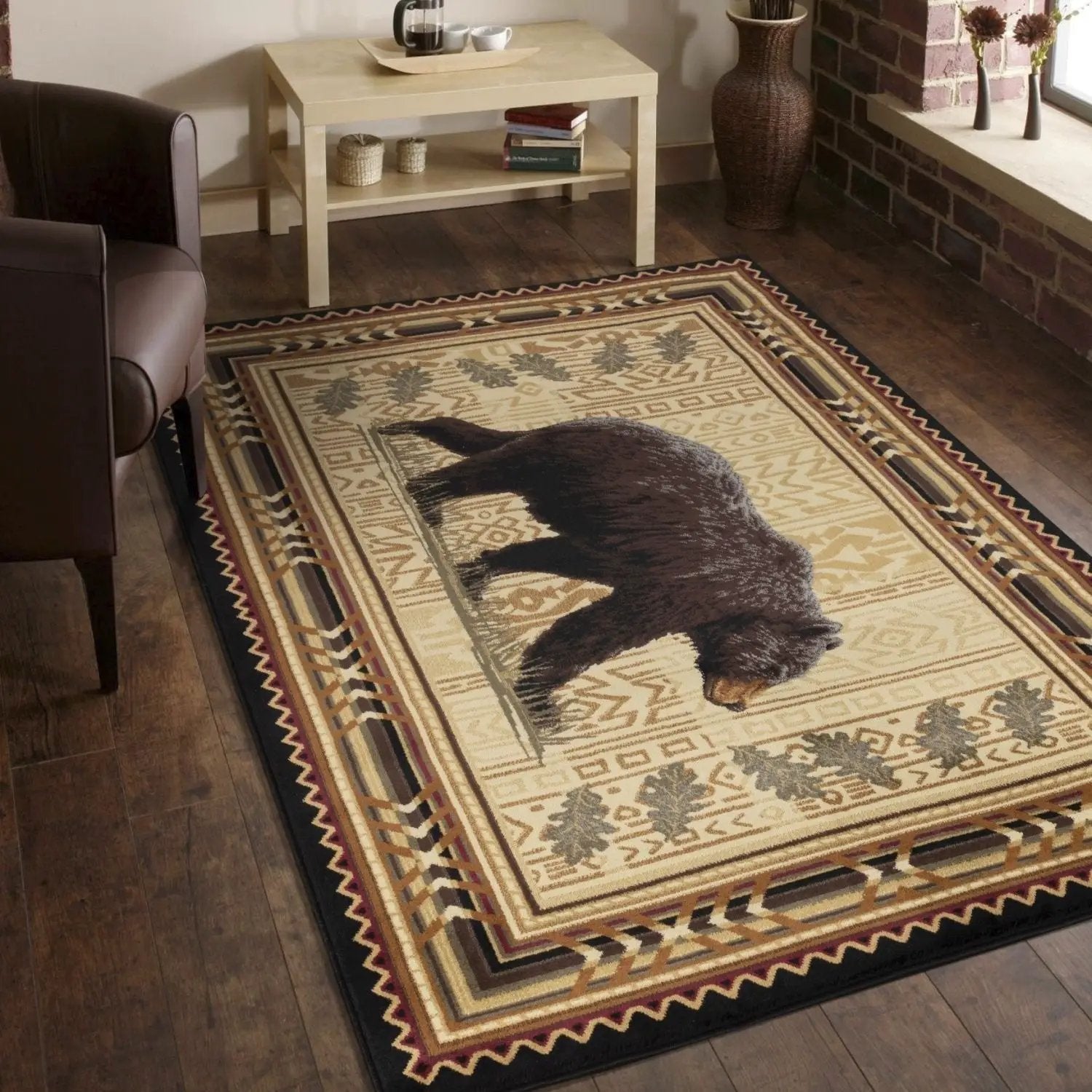 Nature's Nest - GC_CBL3010 Lodge Area Rug by HouseOfZazla