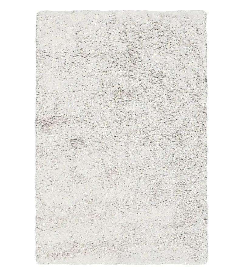Safavieh Shag Rug 5x8, Pearl White Color, Isaac Mizrachi Shag Collection 5x7 Carpet, High Pile Soft Fluffly Bedroom Rug, Living Room Rug by Jewel Rugs