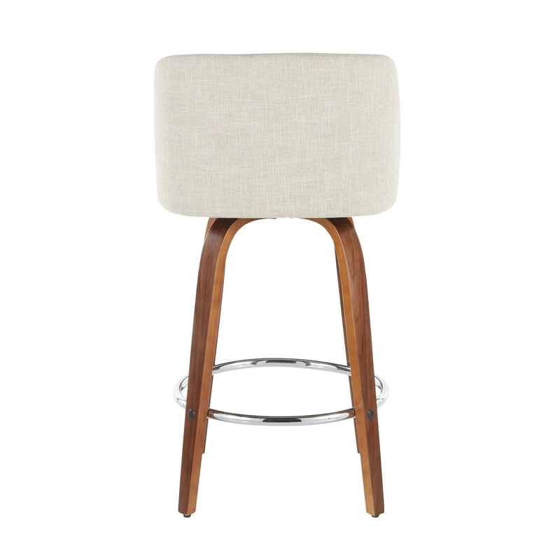 Toriano - Mid-Century Modern Counter Stool (Set of 2) by Unique Piece Furniture