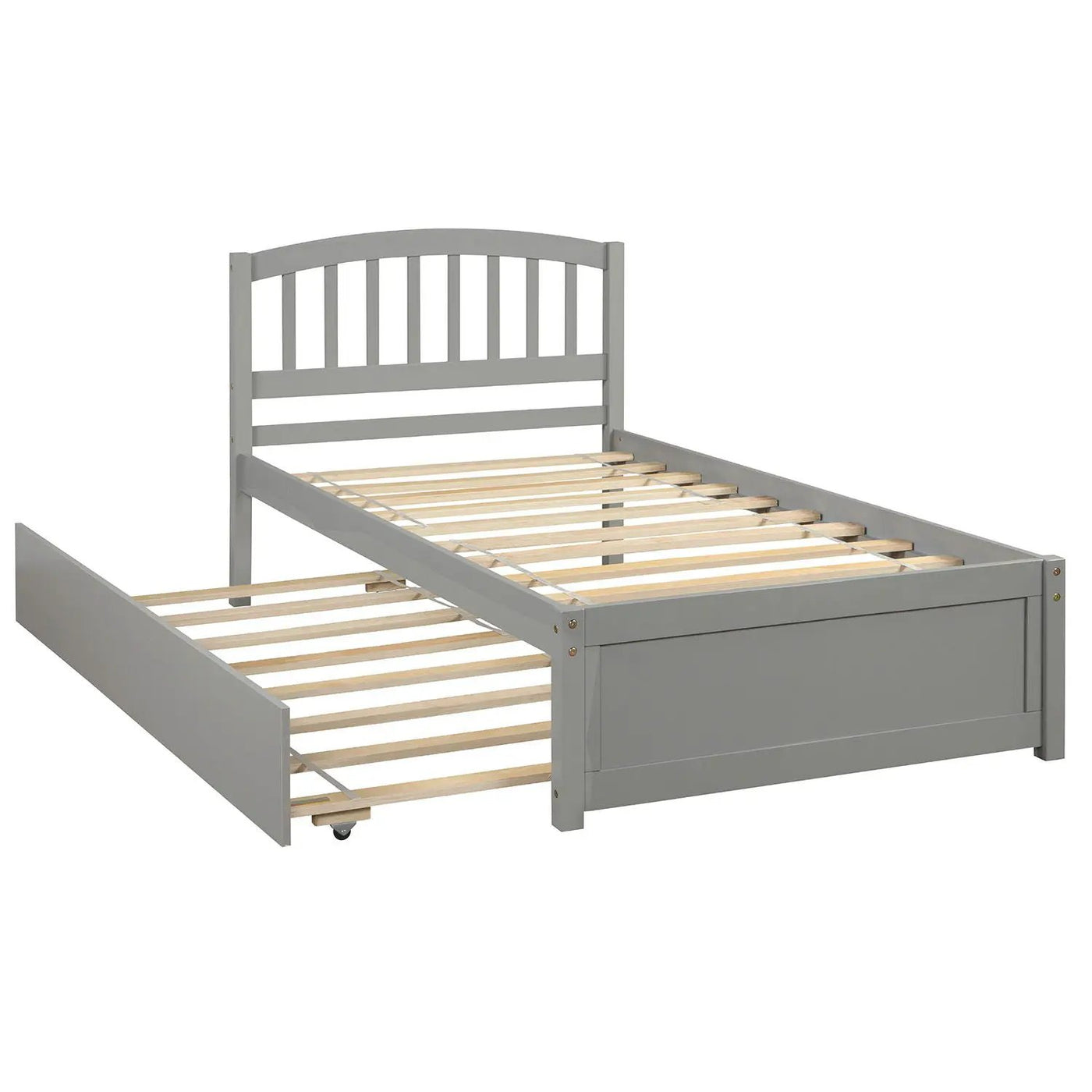Platform Bed Wood Bed Frame With Trundle by Unique Piece Furniture