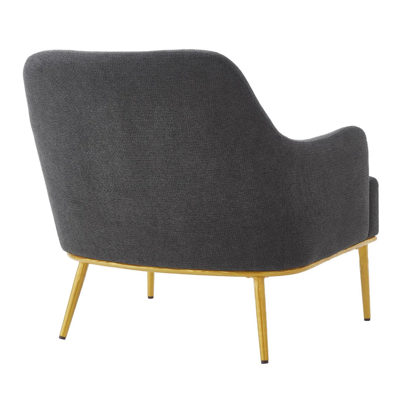 Modern Elegance Accent Chair With Curved Backrest by HouseOfZazla