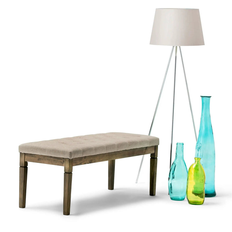 Waverly - Upholstered Tufted Ottoman Bench by HouseOfZazla