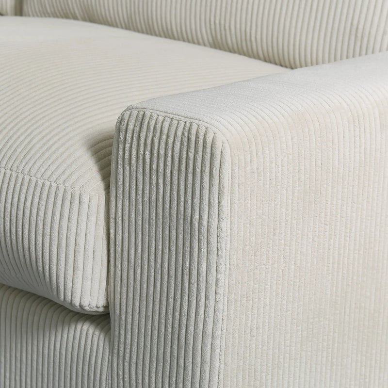 4 Seater Oversized Sectional Sofa With 2 Ottoman And 2 Pillows by Unique Piece Furniture