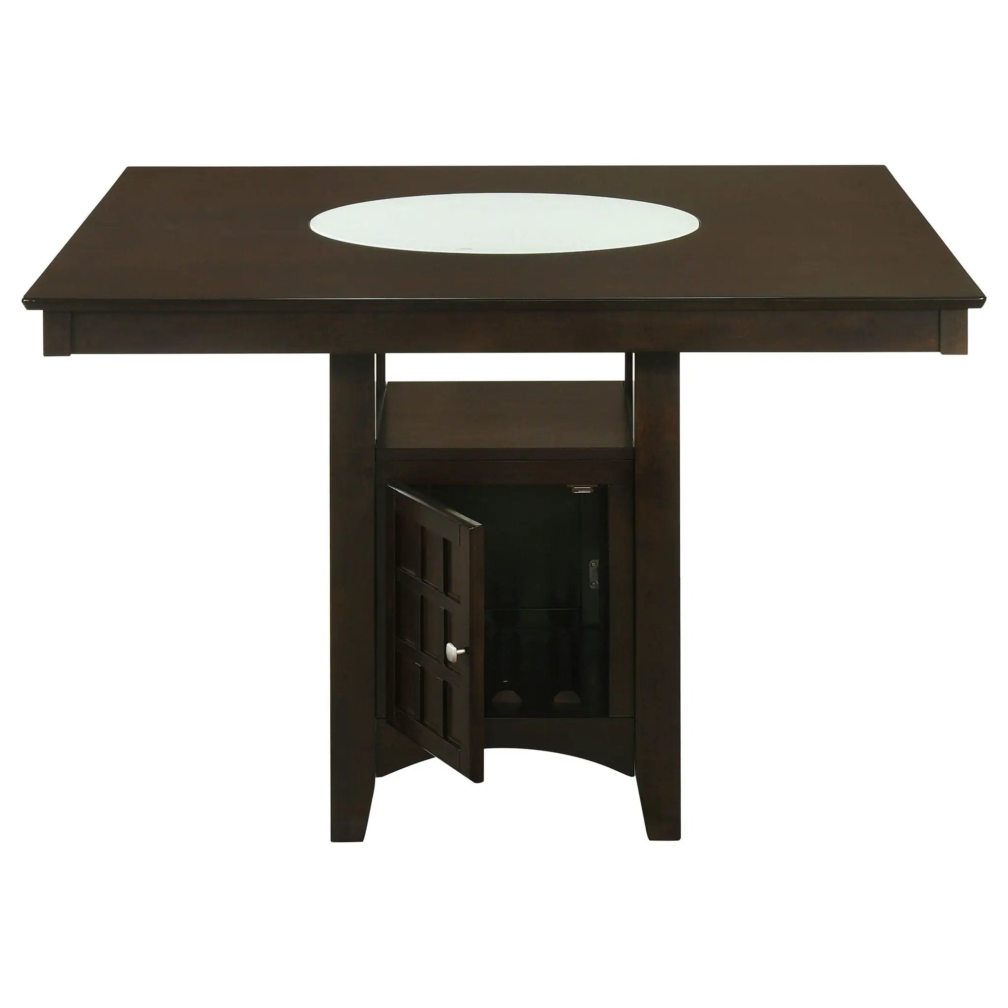 Gabriel 52-inch Counter Height Dining Table Cappuccino by Unique Piece Furniture