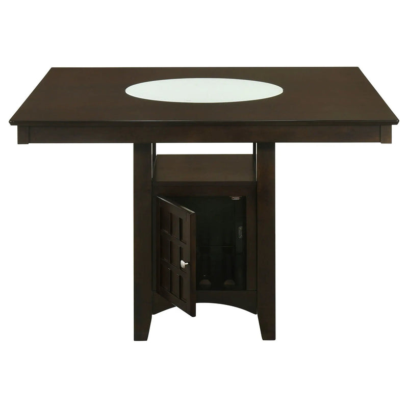 Gabriel 52-inch Counter Height Dining Table Cappuccino by Unique Piece Furniture