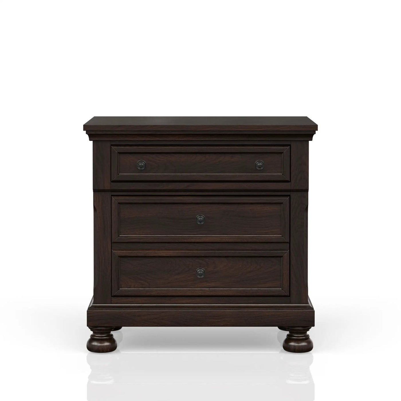 Nightstand Two Storage Drawers by HouseOfZazla
