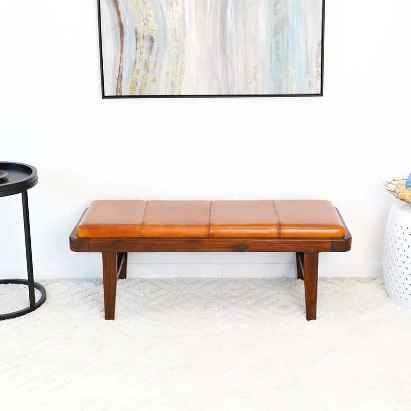 Maddox - Bench - Rustic / Tan by HouseOfZazla