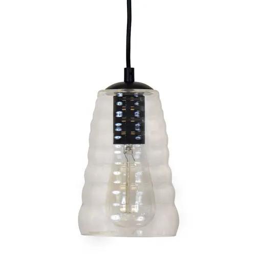 Torus - Long Industrial Pendant - Clear by HouseOfZazla