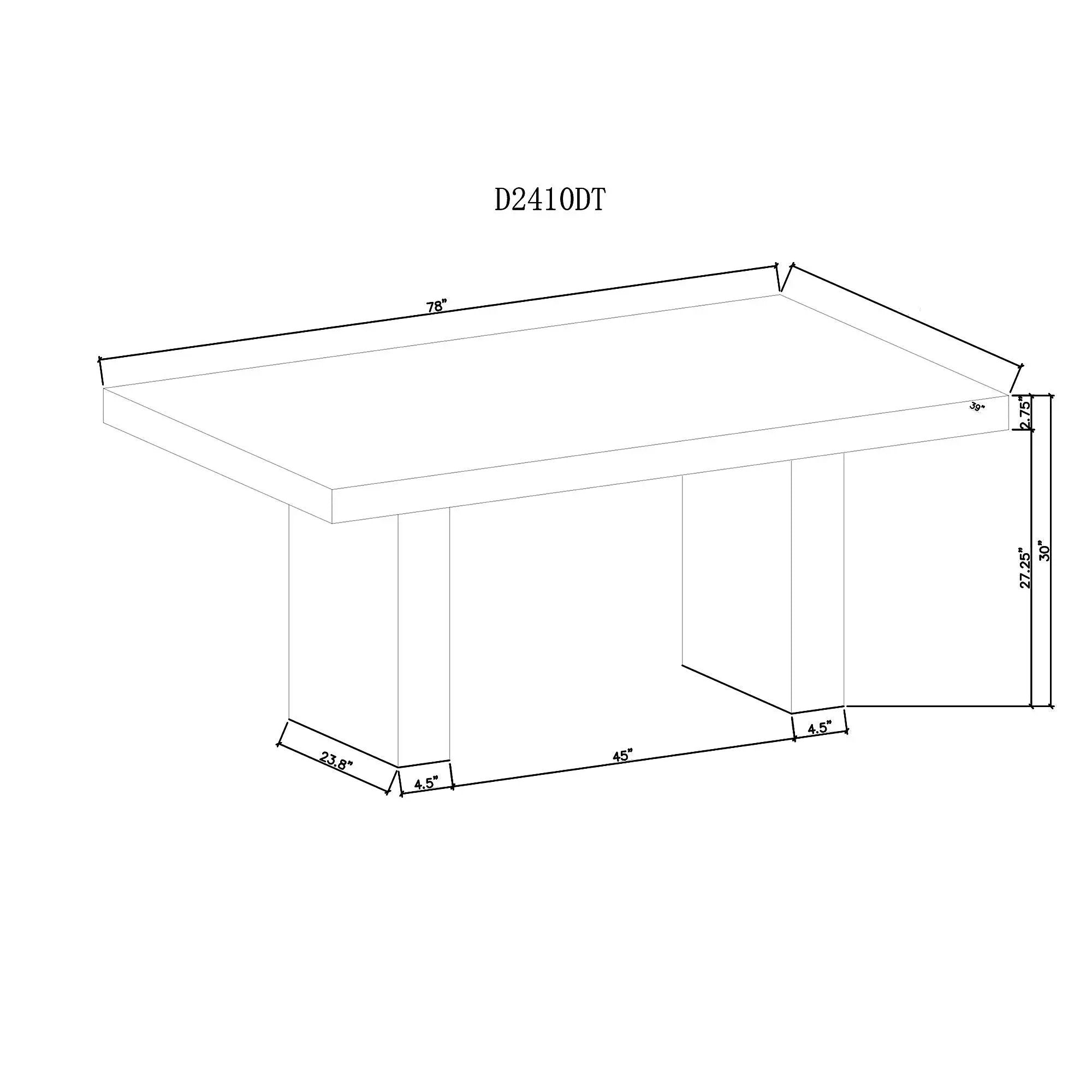 Susan - Dining Table - Gray by Unique Piece Furniture