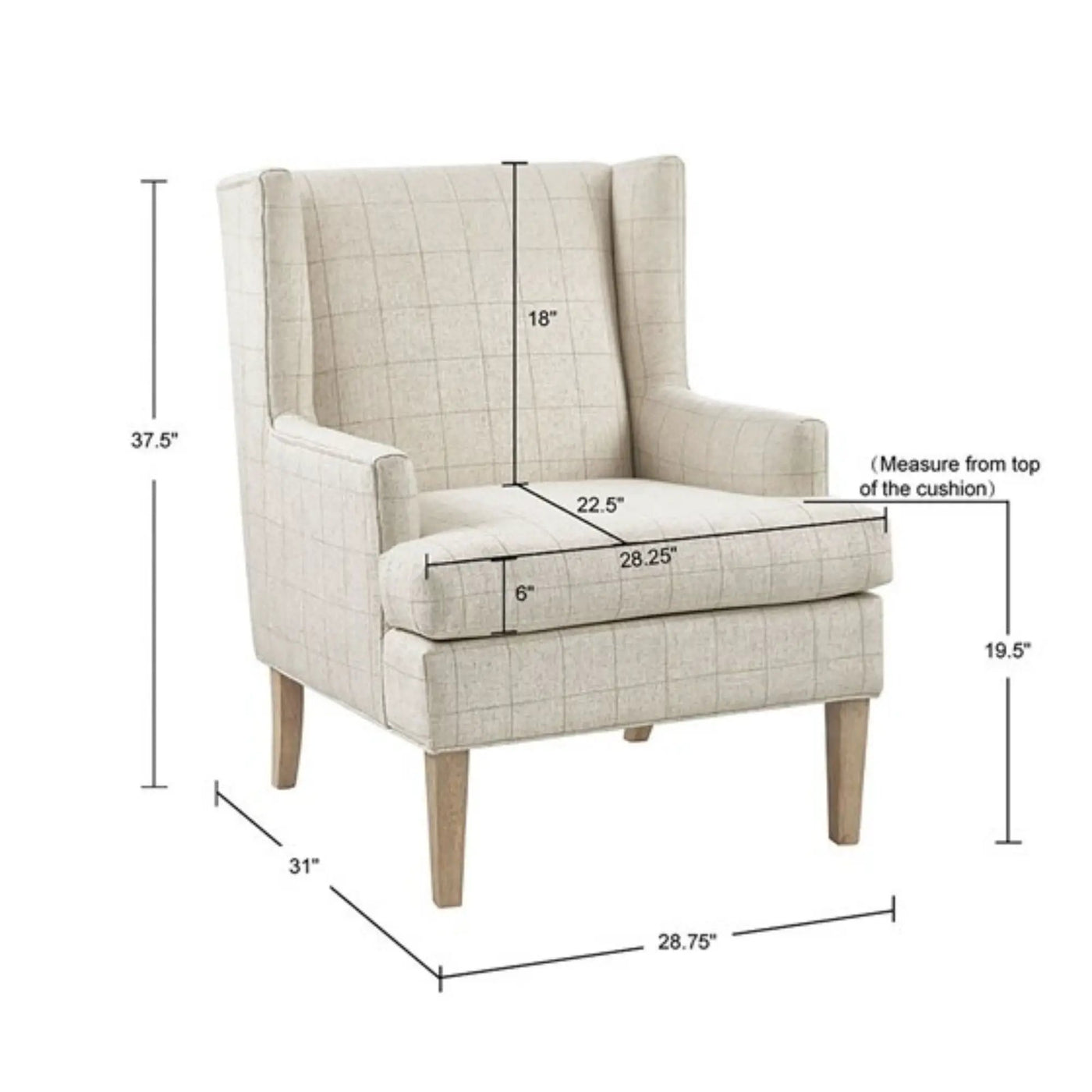Fancy Design, Farmhouse Accent Chair by HouseOfZazla