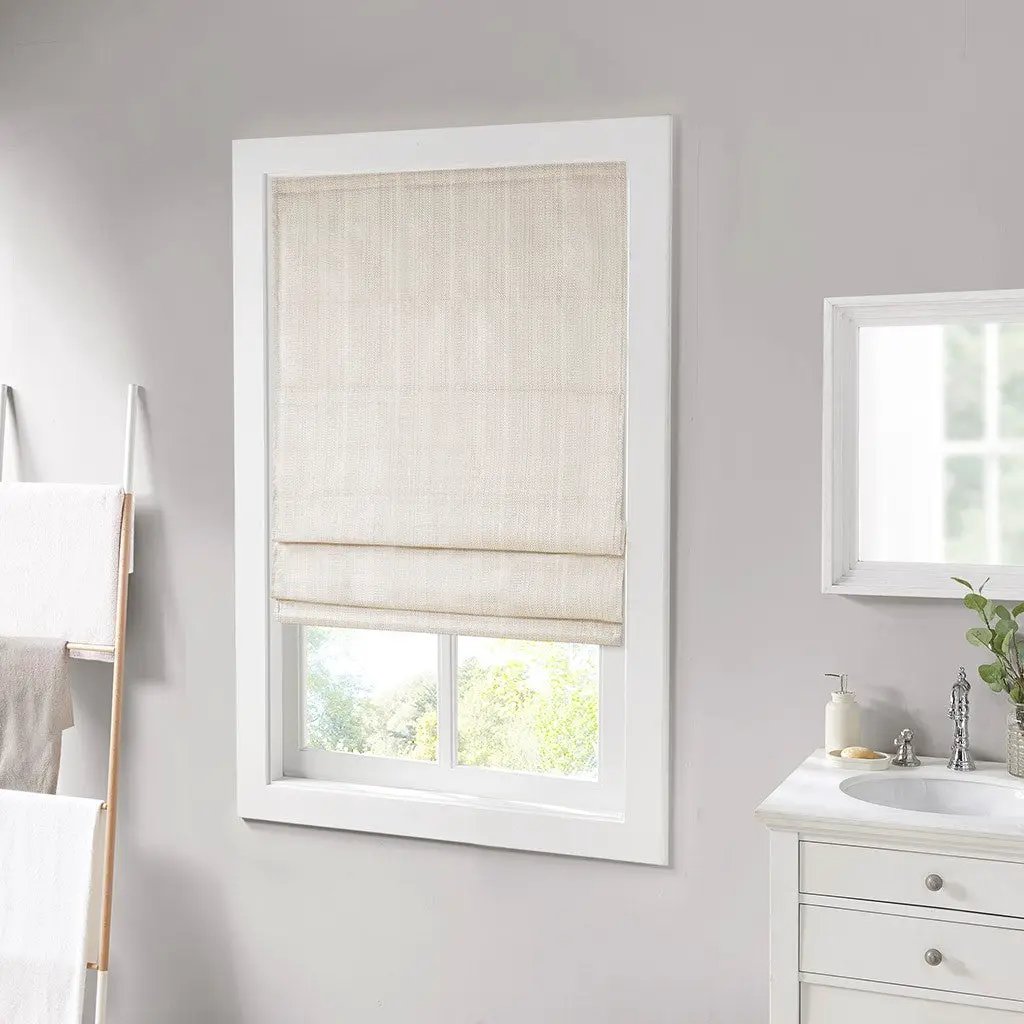 Basketweave Room Darkening Cordless Roman Shade by HouseOfZazla