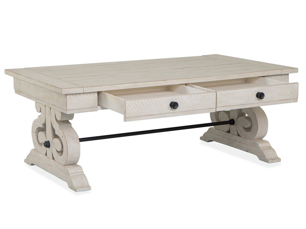 Bronwyn - Rectangular Cocktail Table - Alabaster, photo 4 of 7