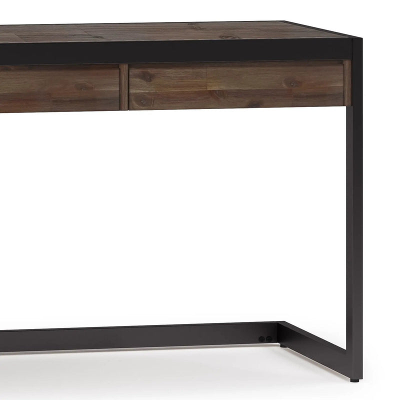 Erina - Large Desk - Rustic Natural Aged Brown by Unique Piece Furniture