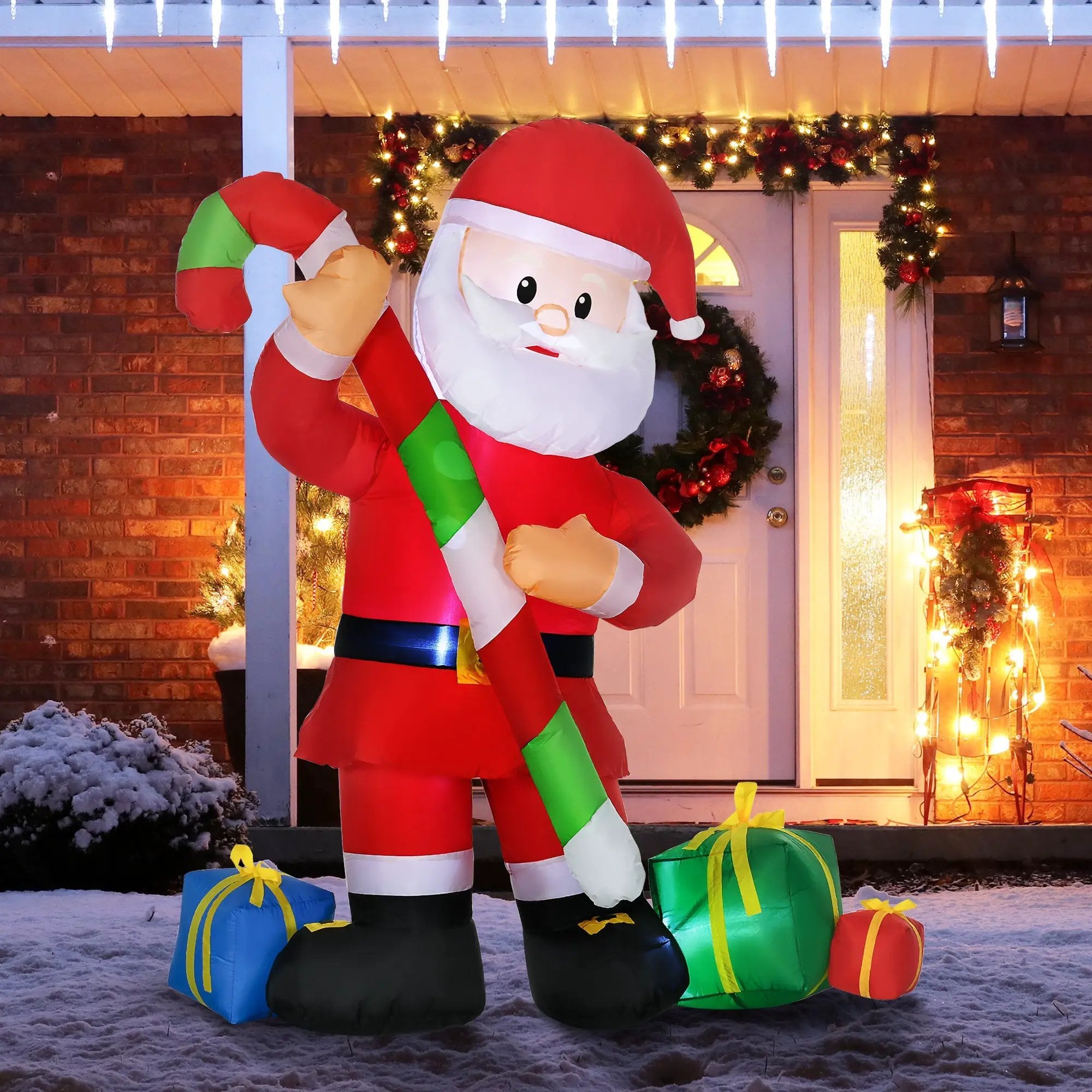 HOMCOM 6ft Christmas Inflatables Outdoor Decorations by HouseOfZazla