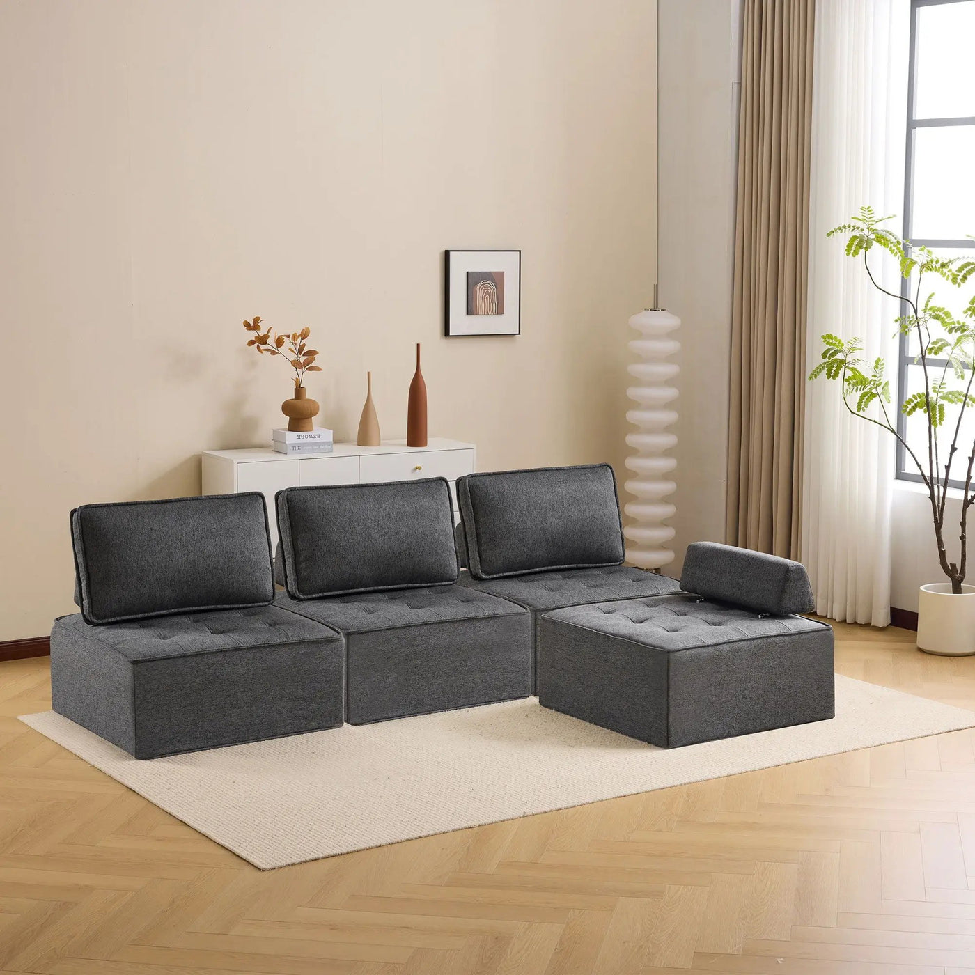 Sofa With Modular Splicing Design by Unique Piece Furniture