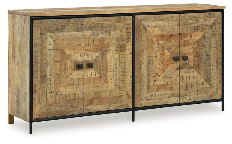 Camney - Accent Cabinet - Brown / Black by Unique Piece Furniture